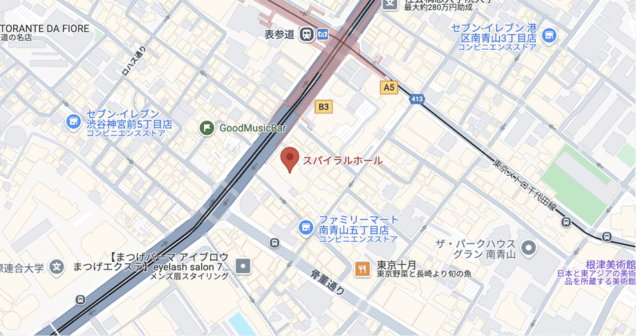 会場までの地図