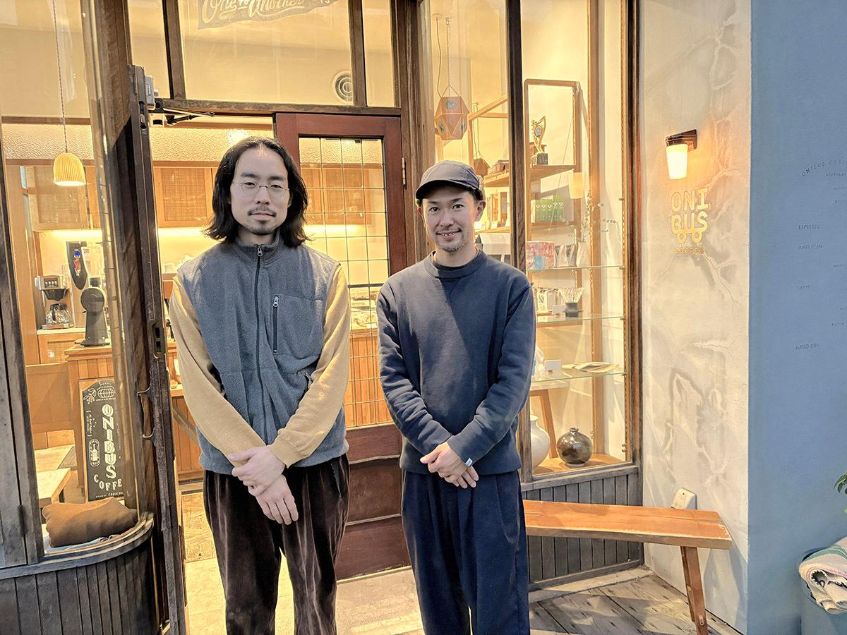 橋本裕太さん(左)、坂尾篤史さん(右)