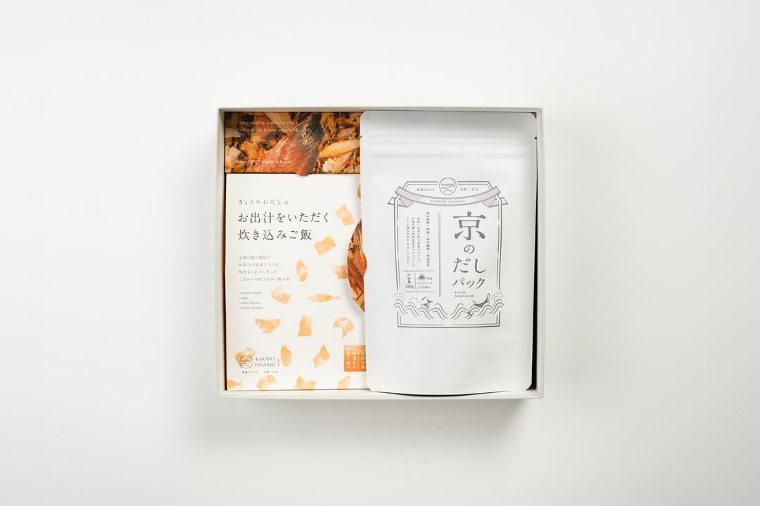 <ギフトセット>京のだしパック お出汁をいただく炊き込みご飯の素の商品画像049dac48-f6aa-4d29-a8dc-520633894224