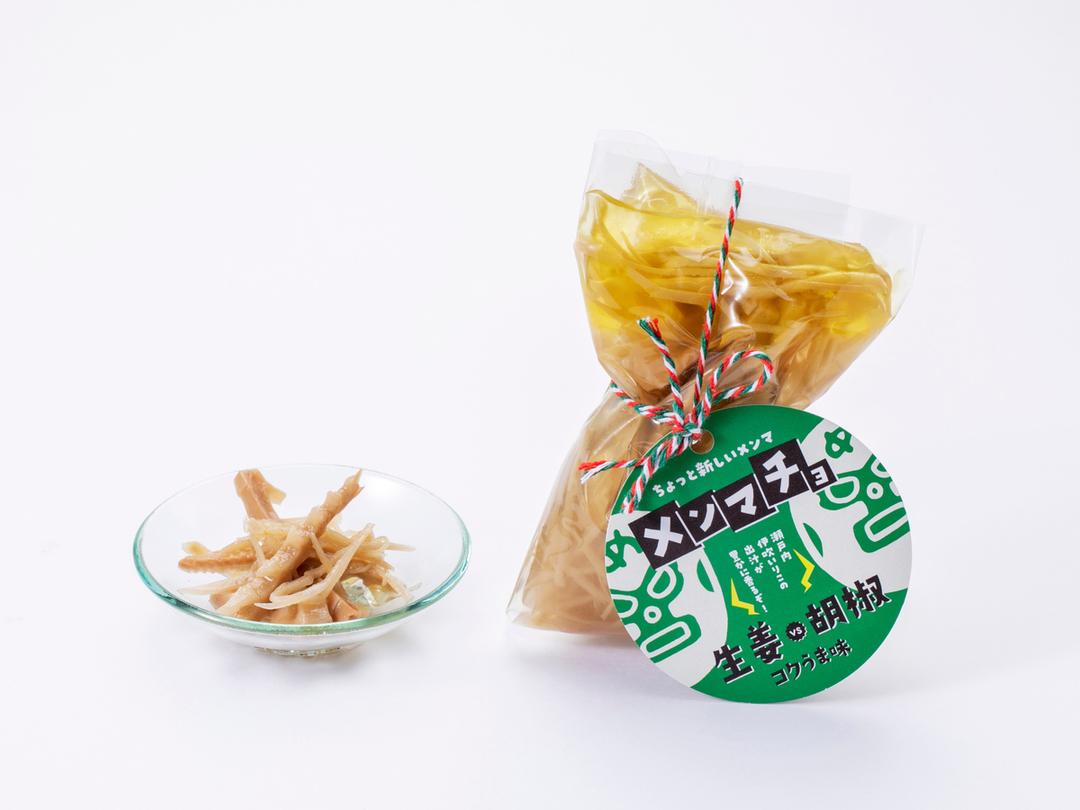 メンマチョ|生姜vs胡椒 コクうま味 (150g/1袋)の商品画像128f1357-8462-4b74-a732-b2ebc3b342c3