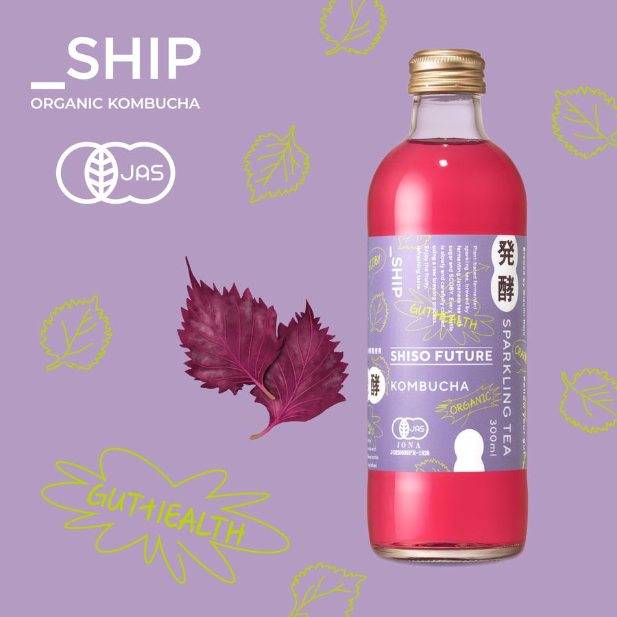 Organic KOMBUCHA(コンブチャ)「発酵_SHISO FUTURE」300mlの商品画像237db669-f7e2-458a-a741-ab7881c10c63