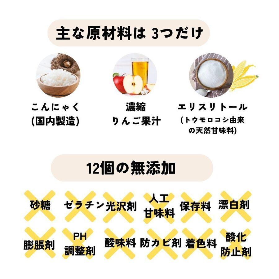 こんにゃくグミ YUMPICK リンゴ味 1袋50gの商品画像28c354a4-d76b-4e51-aa02-0ca79db915d6