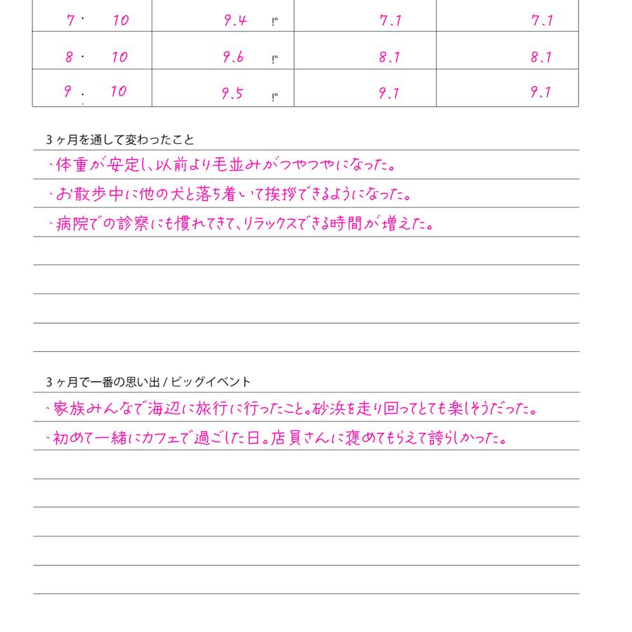 イイコの記し (犬と生きるための記録ノート)の商品画像33353c8d-a126-4492-9b76-88230fa0fe8b