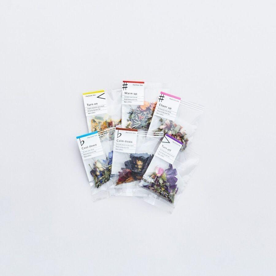 【小売用】daytune. tea クリアバッグ(個包装入ティーバッグ6種類×1個)┃クラフトハーブティー・ノンカフェイン のコピーの商品画像361a8140-fc4b-4c48-9af4-2e24719f42c2