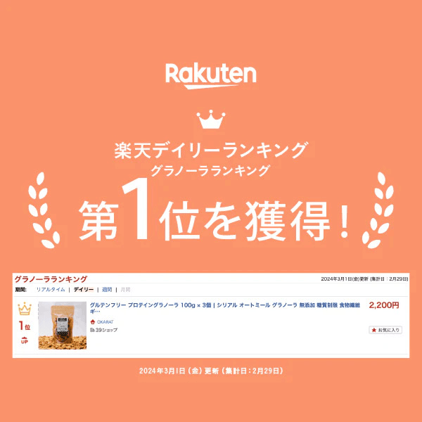 PERFECT GRANOLA(ココナッツ味)の商品画像51bedee1-f08a-475f-80df-df2ecdb88178