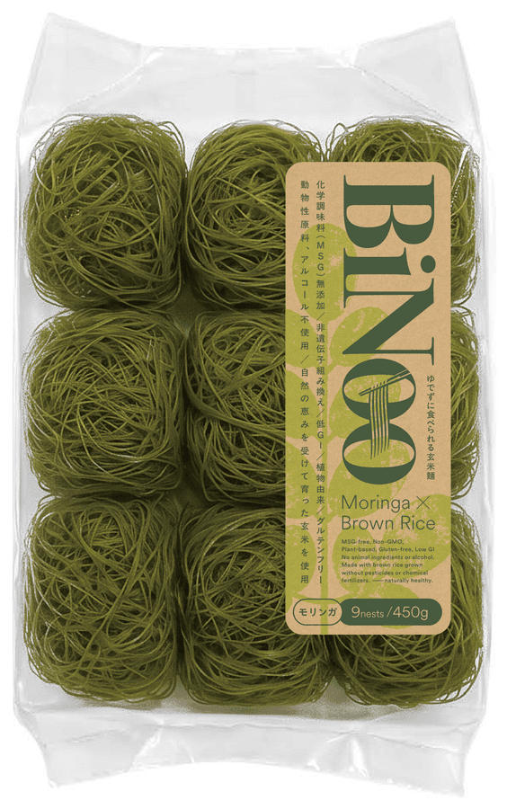 BiNoo Moringa brown rice noodle(玄米モリンガヌードル)の商品画像5fcbbf98-7220-45b4-8905-48cc2c1d18df