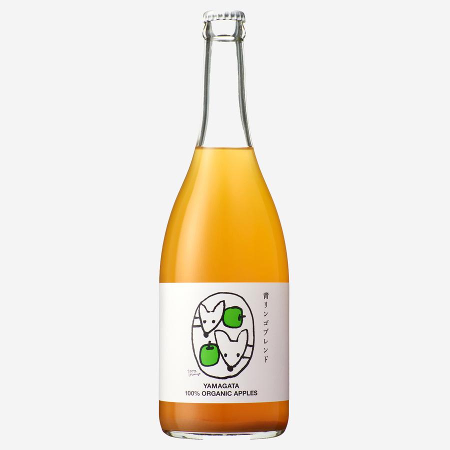 リンゴリらっぱ 青リンゴブレンド(大瓶)720mlの商品画像6403308b-d92a-42fd-b59f-c758e2cd69a0