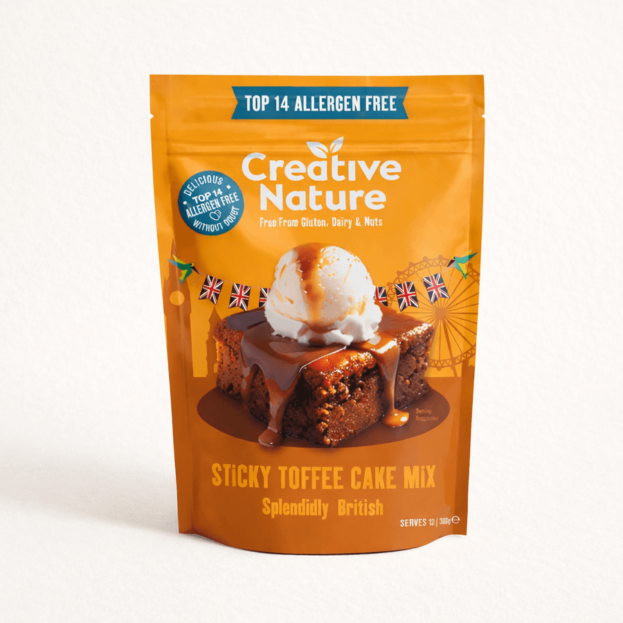 Sticky Toffee Cake Mix トフィー 14アレルゲンフリー ケーキミックス 【アレルギーフリー】の商品画像6854cfdb-0321-4f08-bc06-dfeb5f595c8a