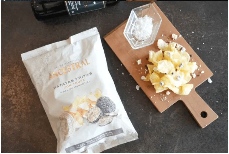 【サンプルセット⑤】バスクの塩アンセストラル ポテトチップス オリーブオイル味 125g+ 黒トリュフ味 125gの商品画像6fc1827e-78a5-4697-9613-c5a264e3a83b