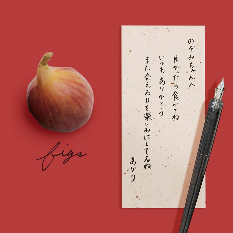 もったいない畑のくだものでつくった一筆箋【いちじく】10枚入の商品画像86309bb5-7cf7-4f27-8aff-c15002f8e5ed