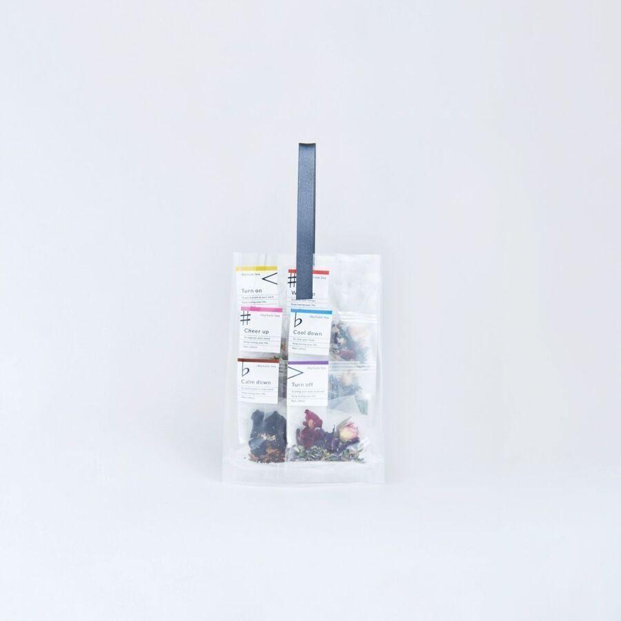 【小売用】daytune. tea クリアバッグ(個包装入ティーバッグ6種類×1個)┃クラフトハーブティー・ノンカフェイン のコピーの商品画像9e62f3ec-376b-48e7-aaa5-bcd30cec977d