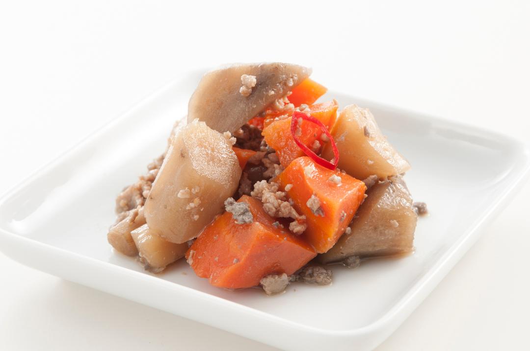 無添加クラフトそうざい ごぼうのそぼろ煮120g の商品画像a2027644-bf61-4706-a917-7d43e7a6c125