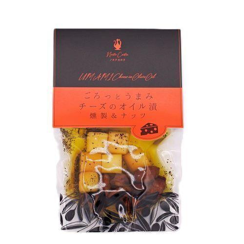 ごろっとうまみ チーズのオイル漬<燻製&ナッツ> パウチ 60gの商品画像ab42c95a-6a5a-4ff8-8e73-482df827728d