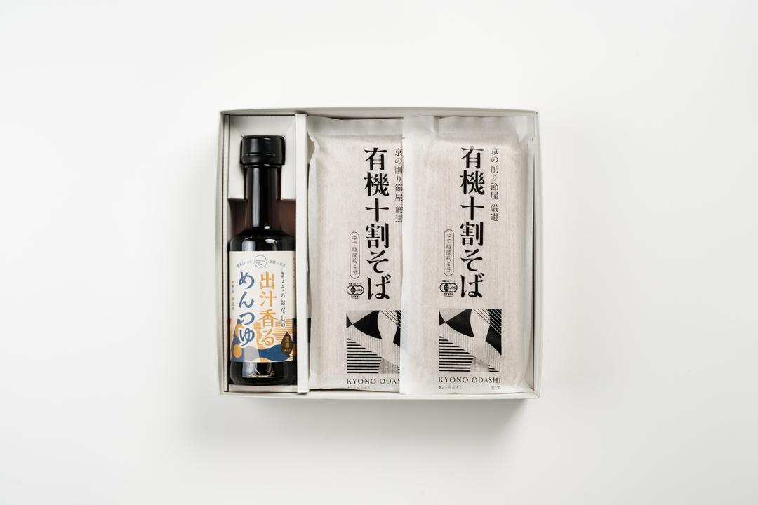 <ギフトセット>出汁香るめんつゆ 有機十割そばの商品画像acc521e3-e27f-4967-bf0e-11eaac70954e