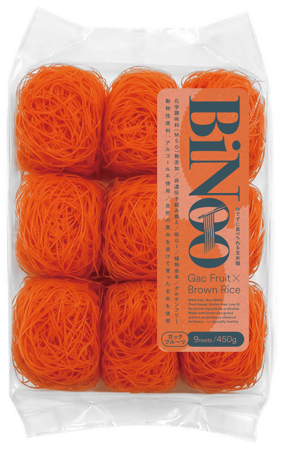 BiNoo Gac Fruit brown rice noodle(玄米ガックフルーツヌードル)の商品画像b18920fc-6177-492a-9f62-f3c6b2e0af75