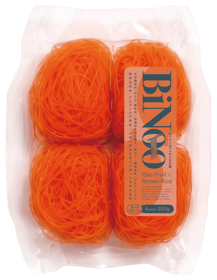 BiNoo Gac Fruit brown rice noodle(玄米ガックフルーツヌードル)の商品画像b6756e2f-028e-4f4b-bf89-01945b049938