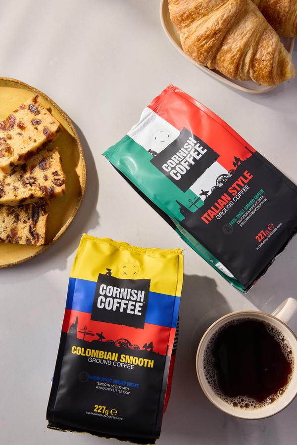 ≪Cornish Tea&Coffee≫【英国コーンウォール発】イタリアンスタイル・ダークローストコーヒーItalian Style Ground - 227gの商品画像b6ac8c75-ab42-46a0-bb87-867d63682b68