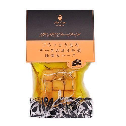 ごろっとうまみ チーズのオイル漬<味噌&ハーブ> パウチ 60gの商品画像b7fc2e07-9c36-4187-941e-a8b0b75e288b