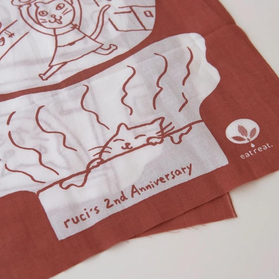 eatreat. ruci 2周年記念手ぬぐい「イヴとルチの1日」 の商品画像d663f822-439e-492b-9ca6-1013eddaef73