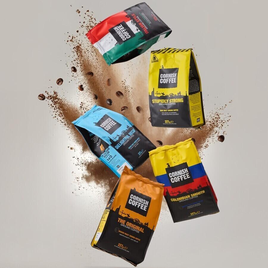 ≪Cornish Tea&Coffee≫【英国コーンウォール発】コロンビア産 アラビカ ミディアムローストコーヒーColombian Smooth Ground - 227gの商品画像f23adad2-6e75-47fb-a9a0-436a8a56f6b2