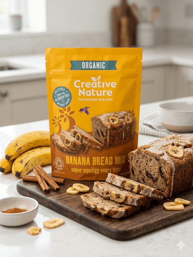 Banana Bread Mix 14アレルゲンフリー バナナケーキミックス 【アレルギーフリー】の商品画像f305a305-b205-4129-847b-d5a48da20baf