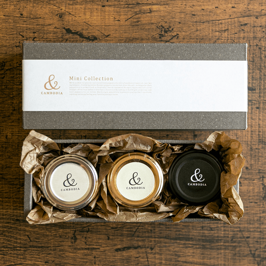 \3種のギフトボックス/人気の「生胡椒の塩漬け」シリーズ3種3個セットの商品画像fa020f7a-6266-4dc0-a127-9f1d789cb1d5